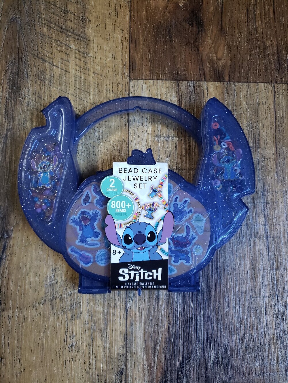 Disney Stitch Bead Case Jewelry Set
